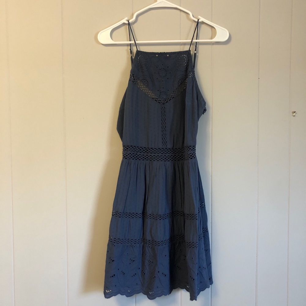 Abercrombie and Fitch blue sleeveless dress